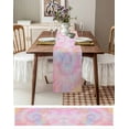 thumbnail image 6 of Colorful Tie-Dye, Table Runner Ombre Rainbow Gradient Swirl Aesthetic Art Tablerunners 14 x 72 Inch, Table Decorations Tabletop Scarf for Summer Gathering Holiday Farmhouse Kitchen Dining Decor, 6 of 6