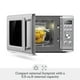 thumbnail image 5 of Breville BMO650SIL1BUC1 el microondas de encimera de cierre suave Compact Wave, plateado, 5 of 5