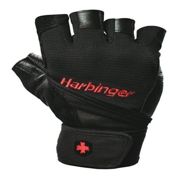 Harbinger Pro Wrist Wrap Glove Black Large
