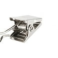 thumbnail image 3 of Uxcell 18mm Curtain Clips Metal Chrome Plated Silver Tone 20 Pack, 3 of 6