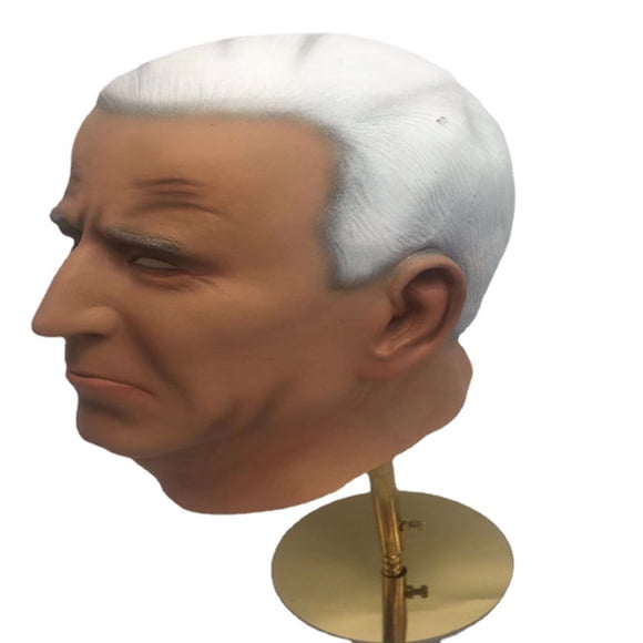 Casco de látex de Mask Biden para cosplay, accesorios para Halloween