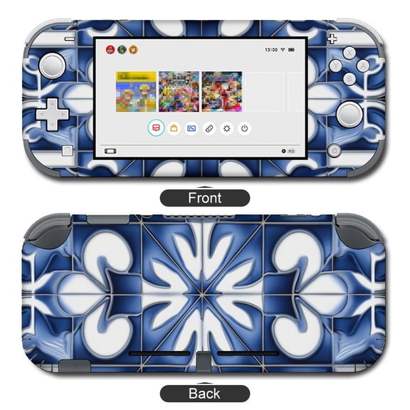 POBUDS Switch Skin | Sticker Wrap Vinyl Decal | Set Compatible with Nintendo Switch ( Switch Lite, Mineral Blue Mediterranean)