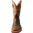 thumbnail image 5 of Twisted X Men’s 12” Pull-On Work Boot - Cowboy Boots Crafted with Molded Rubber Outsole, Full-Grain Leather Vamp and ShaftAir-Mesh Lined Shaft, Smokey Chocolate & Spice 8 EE, 5 of 6