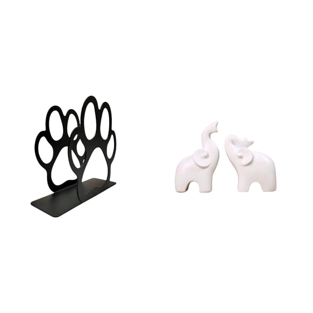 Servilletero de hierro,Soporte para servilletas con forma de pata,color negro,Dispensador de toallas de papel,soporte para pañuelos de papel independiente,Escultura de elefante,Esculturas de