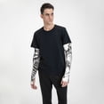 thumbnail image 4 of Fuzoiu Skeleton Book Lover Print Cooling Sleeves for Sun Protection,UV Cooling Sleeves,Cooling Arm Sleeves for Men & Women,Ideal for Outdoor Activitie, 4 of 7