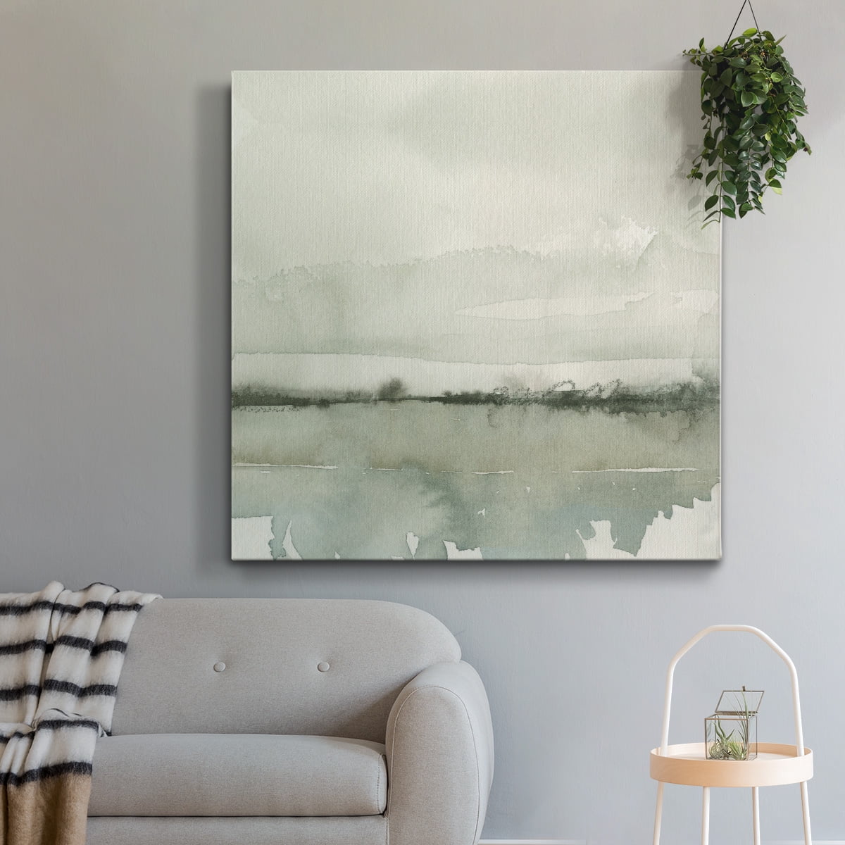 Wexford Home Winter Reflections II-Premium Gallery Wrapped Canvas, 10" x 10" - Ready to Hang