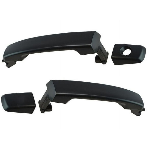 Left and Right Door Handle Set 2 Piece - Compatible with 2005 - 2014 Nissan Xterra 2006 2007 2008 2009 2010 2011 2012 2013