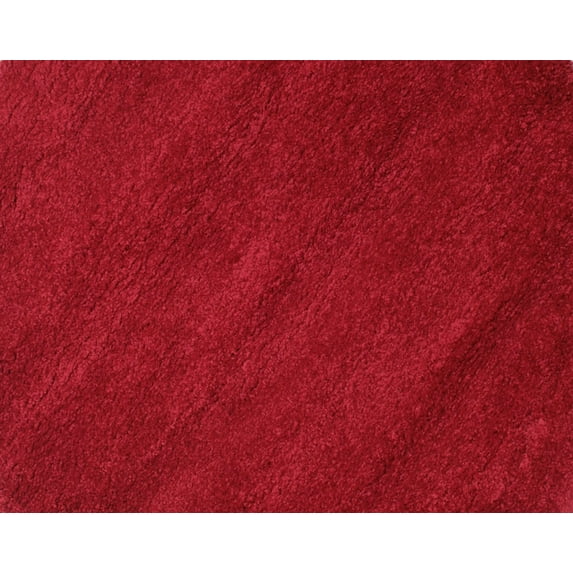 Ahgly Company Machine Washable Indoor Rectangle Contemporary Ferrari Red Area Rugs, 7' x 9'