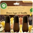 thumbnail image 1 of Air Wick Essential Mist Refill, 3Ct, Brown Sugar & Vanilla, Fall Scent, Essential Oils, Air Freshener, 1 of 5