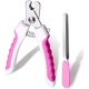 thumbnail image 1 of Cortaúñas rojo para perros y gatos, cortaúñas para perros y gatos con lima de uñas, cortaúñas para mascotas de acero inoxidable con protección de bloqueo de seguridad., 1 of 5