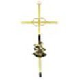 thumbnail image 3 of Gold Tone Plated 50th Wedding Anniversary Wall Cross, 8 Inch, 3 of 3
