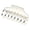 Matt Silver, variant on QinGoo Large Metal Hair Claw Clip for Women Non-Slip Thick Long Hair Accessory 1 Count, 3.5 Inch, Black