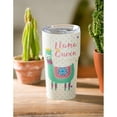 thumbnail image 2 of Evergreen Double Wall Ceramic Companion Cup with Tritan Lid 13oz Llama Queen, 2 of 2