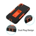 thumbnail image 5 of Allytech Compatible for iPhone XS Max 2018(6.5 inch), Anti-Scratch Shockproof Bumper Protective Phone Case with Built-in Car Mount Kickstand Heavy Duty Case for iPhone XS Max 6.5", Red+Black, 5 of 6