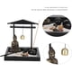 thumbnail image 2 of El jardín zen se sienta en una estatua decorativa de Buda con un estante de incienso para accesorios decorativos de arena y grava para oficinas familiares o de trabajo (1906) Shuxiu Wang 9024719157962, 2 of 5
