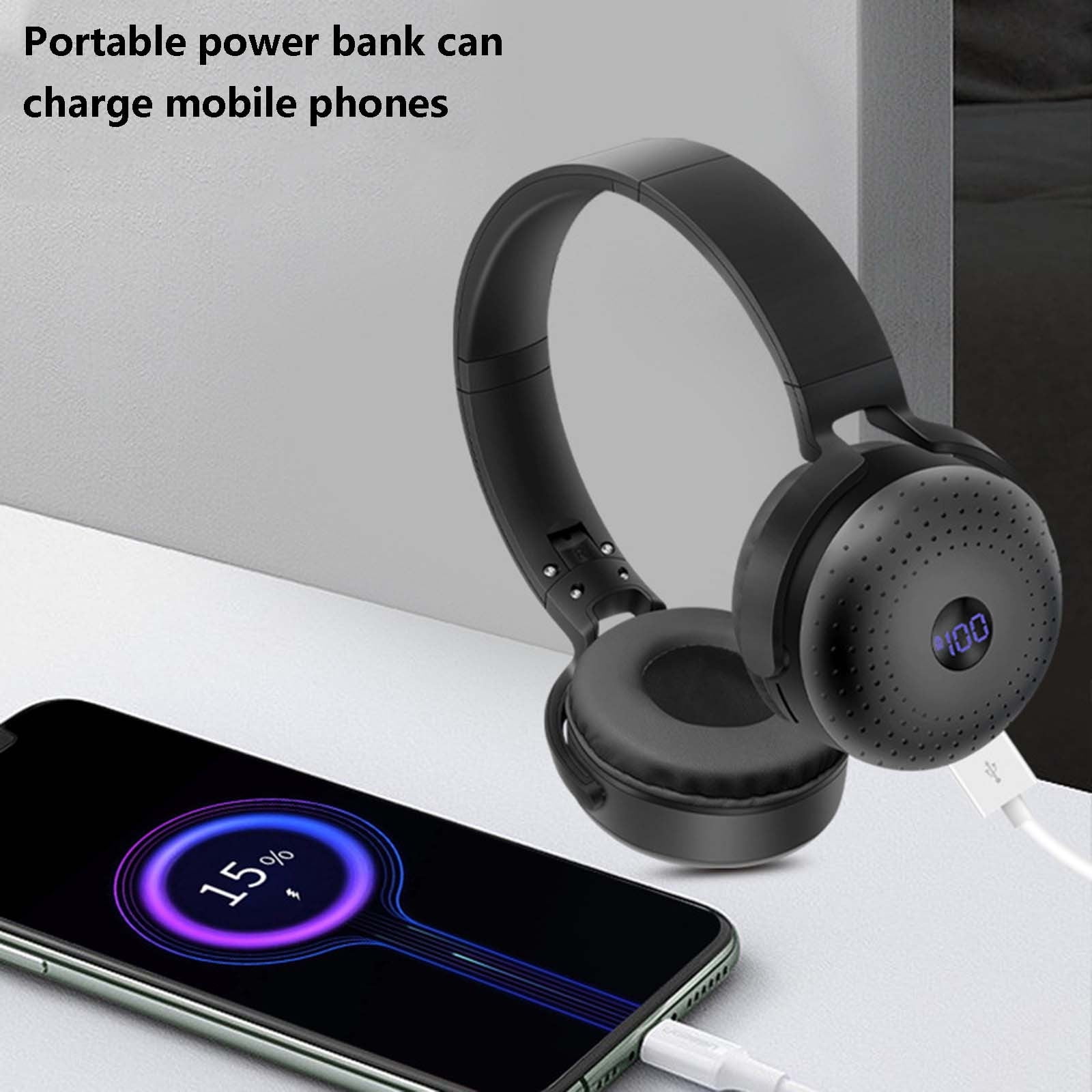Wireless Headphones for TV, TV Headphones Wireless for Seniors with Versatile Transmitter Charging Base, Audio Sync, Bluetooth Headphones for TV, Christmas Birthday Gifts for The Elderly,Red