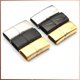 thumbnail image 4 of 5 uds., Acero inoxidable, joyería magnética, hallazgos, cierre, cordón, , conector, hebilla, cordón de material cuero plano, llavero DIY - Negro S perfecl Broche para hacer joyas, 4 of 7