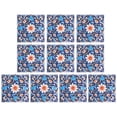 thumbnail image 1 of Uxcell 20Pcs Azulejos de Backsplash Autoadhesivos, 6" x 6" Pegatinas de Azulejos Impermeables para Paredes de Cocina, Baño y Dormitorio, Flor, 1 of 6