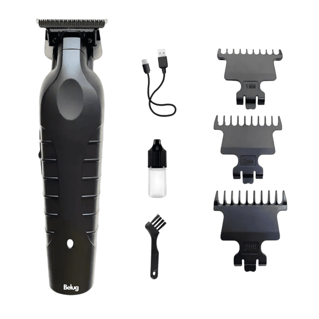 Maquina Para Cortar Cabello BelugKit Cortadora Pelo Profesional negro