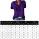 thumbnail image 2 of Camisas Estampadas Camisa casual de primavera verano Elegante blusa de oficina Simple Tallas grandes (Púrpura 5XL) Ygjytge para Mujer Púrpura T XXL, 2 of 4