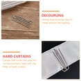 thumbnail image 3 of IFANLANDOR 50Pcs Curtain Track Hooks Rustproof in Steel Color, 3 of 7