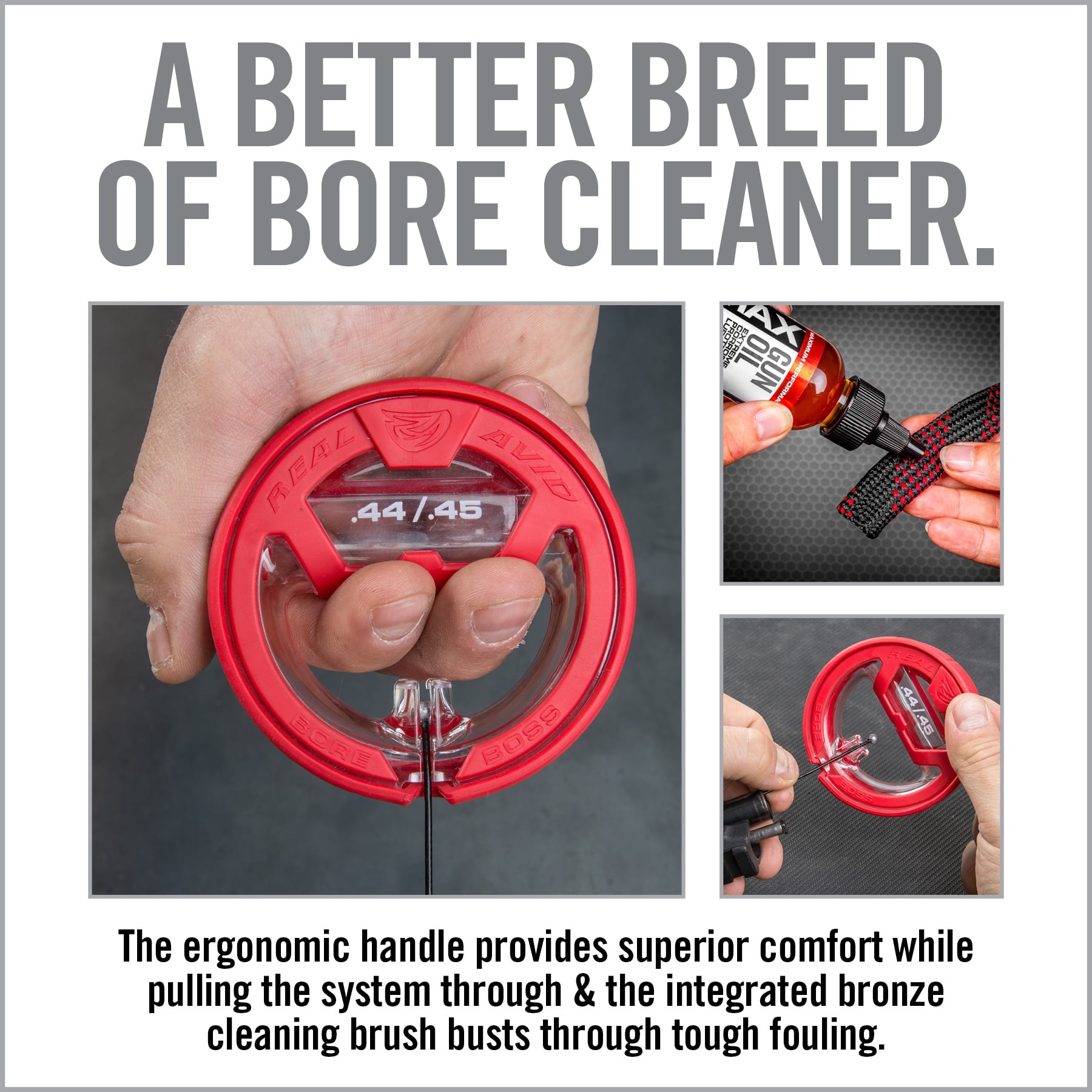 Real Avid Bore Boss® Bore Cleaner for .44/.45 Handguns