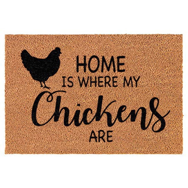 asddcavvf Funny Christmas Chicken Door Mat Door Rug for Entrance Front Door Outdoor Entrance Porch Mat With Polyester Funny Christmas Big Blankets Carpet for Bedroom Fall Couch Blankets