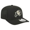 thumbnail image 3 of Men's New Era  Black Colorado Buffaloes Team 9SEVENTY Adjustable Hat, 3 of 5