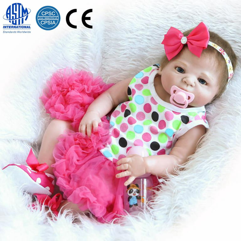 Full Body Silicone Reborn Baby Boy or Girl, Preemie Size at 15 Inches Long  and 4 Pounds 