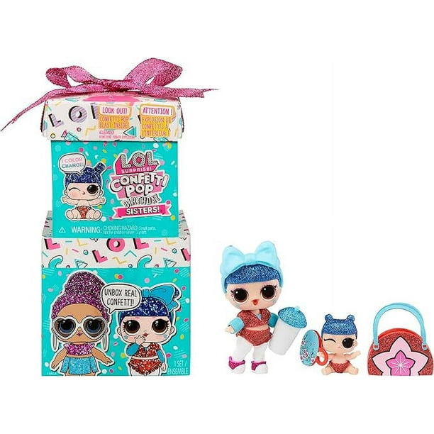 Set De Muñecas Lol Surprise Confetti Pop Birthday Sisters
