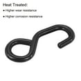 thumbnail image 4 of Uxcell 25mm Pack of 2 S Shape Strap Hook Plastic Coating for Securing Cargo, 4 of 6
