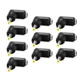 thumbnail image 1 of Adaptador de energía de conector hembra a hembra de 90 grados, negro, amarillo 10, 1 of 3