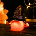 thumbnail image 4 of TheFound Halloween Gnome Light with Sequin Decoration, Handmade Swedish, 4 of 8
