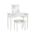 thumbnail image 5 of Linon Home Butterfly Vanity Set with Flip Top Mirror and Stool, Multiple Colors, 5 of 26