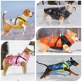 thumbnail image 2 of Dog Winter Warm Jacket for Small Medium Dogs Cat ，Cold Weather Coats with Harness，Thickened Paded Dogs Fleece Vest, Waterproof Windproof Dog Snow Jacket Pet Puppy Clothes, 2 of 9