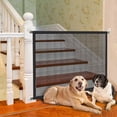 thumbnail image 3 of Dog Gate for Stairs Pet Gates for The House: Dogs Screen Mesh for Gate Doorways Stairways Indoor Safety 29 inch Tall, 50 inch Wide, 3 of 5
