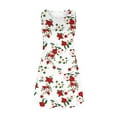 thumbnail image 5 of SMihono Robe d'Été Boho pour Femmes Grande Taille Robes d'Été pour Femmes Plage T-Shirt Floral Robe d'Été Décontractée avec Poches Robe Boho, 5 of 5