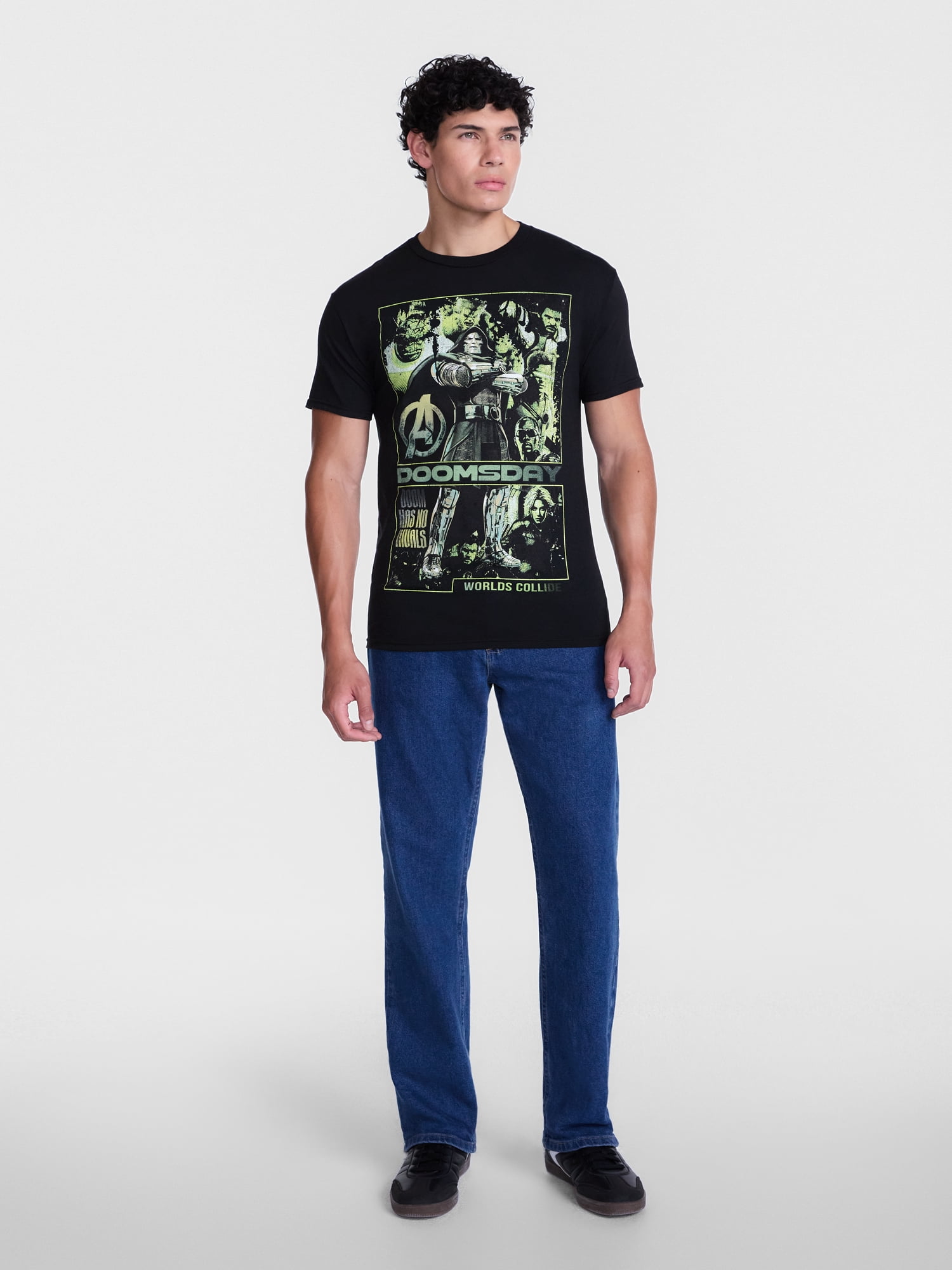 Avengers Doomsday Men's and Big Men's Cotton Graphic Tee with Short Sleeves, Sizes S-3XL