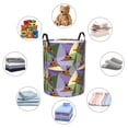 thumbnail image 6 of Balery German Shepherd Dog Round Laundry Basket with Handles Waterproof Freestanding Laundry Hamper for Clothes Toys in the Dorm and Family-Medium, 6 of 8