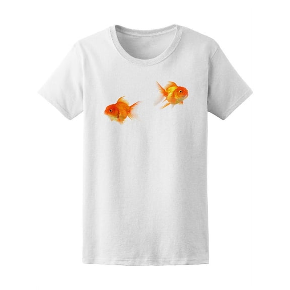 Cute Realistic Gold Fishes Tee Women's -Image by Shutterstock
