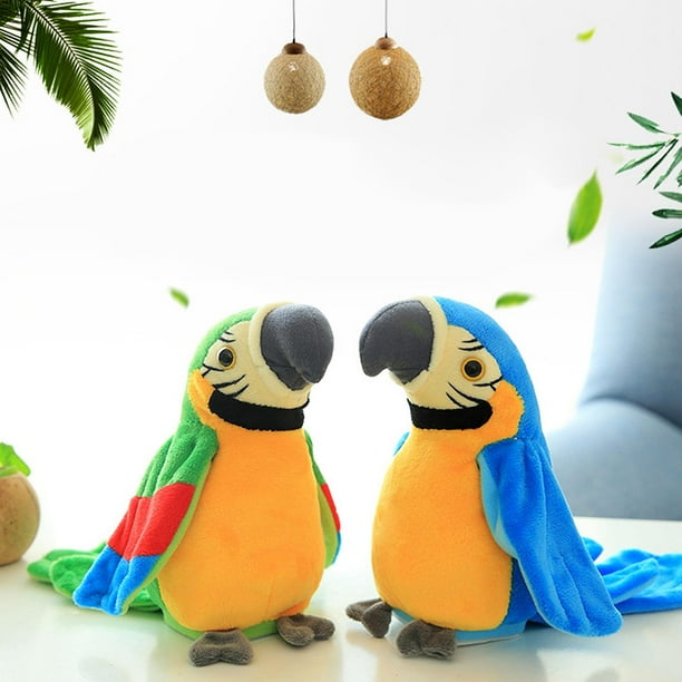 Loro Parlante De Peluche – Repite Lo Que Dices, Agita Alas Y Mueve El Cuerpo, Juguete Interactivo Con Sonido