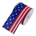 thumbnail image 2 of Red White and Blue Decorations Patriotic Wired Ribbon 5 Yards Total Red White Stripe & Plaid Ribbon for 4Th of July Decor Independence Day Memorial Day & America Anniversary Crafts, 2 of 9