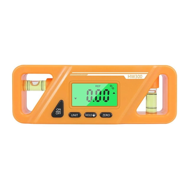 TQEHS Inclinómetro de nivel magnético de 100 mm con base magnética, transportador digital, herramienta de medición, buscador de ángulos, carpintero G6A6