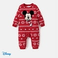 thumbnail image 4 of Disney Baby Girls Boys Fleece Coverall Mickey Mouse Family Christmas Matching Jumpsuit Outfits Gifts Newborn, 4 of 5