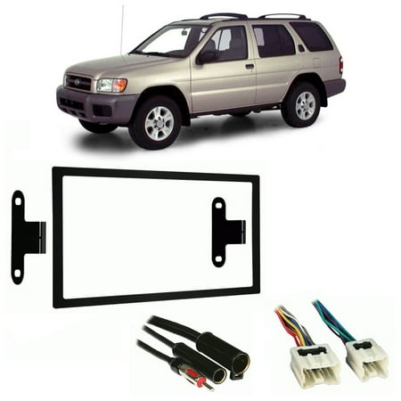 - Fits Nissan Pathfinder 1996-2000 Double DIN Harness Radio Install Dash Kit