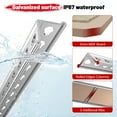 thumbnail image 2 of REIBII 5-Tier Adjustable Garage Storage Shelf Units , 2020LBS ,35.55"Lx16"Wx72"H,Galvanized, 2 of 8