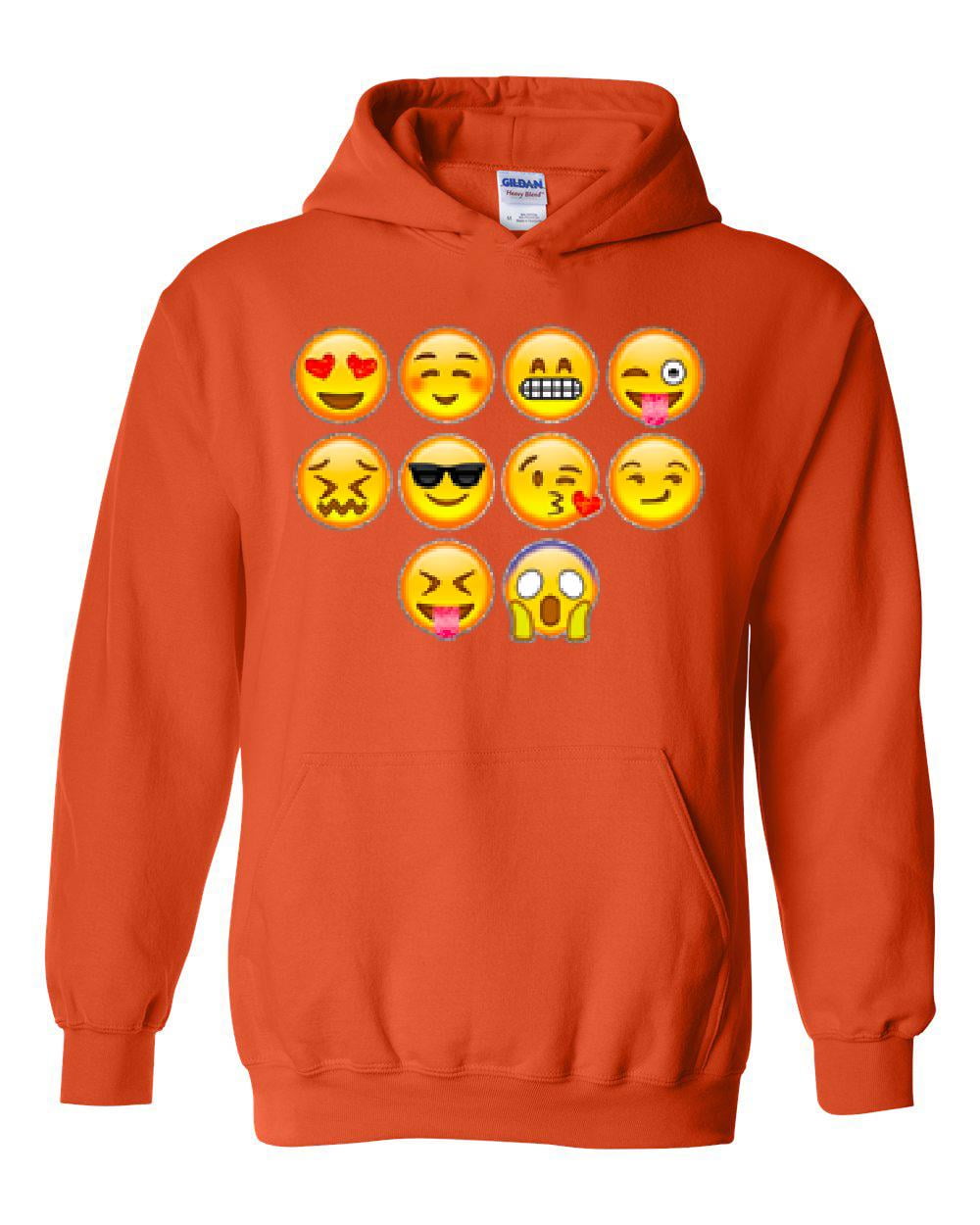 IWPF Unisex Emoji Entourage Hoodie Sweatshirt