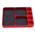 thumbnail image 1 of Plateau Organisateur de Vis de Réparation RC, Plateau de Vis en Métal Alliage d'Aluminium pour Modèle RC 1/10 Jouet Réparation Noir, Rouge, 1 of 7