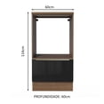 thumbnail image 2 of Mueble Para Horno Y Microondas Madesa Lux Con Encimera MN, 2 of 5
