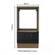 thumbnail image 2 of Mueble Para Horno Y Microondas Madesa Lux Con Encimera MN, 2 of 5
